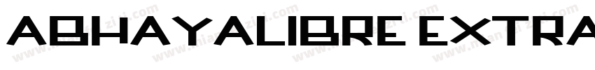 ABHAYALIBRE EXTRABOLDTTF字体转换